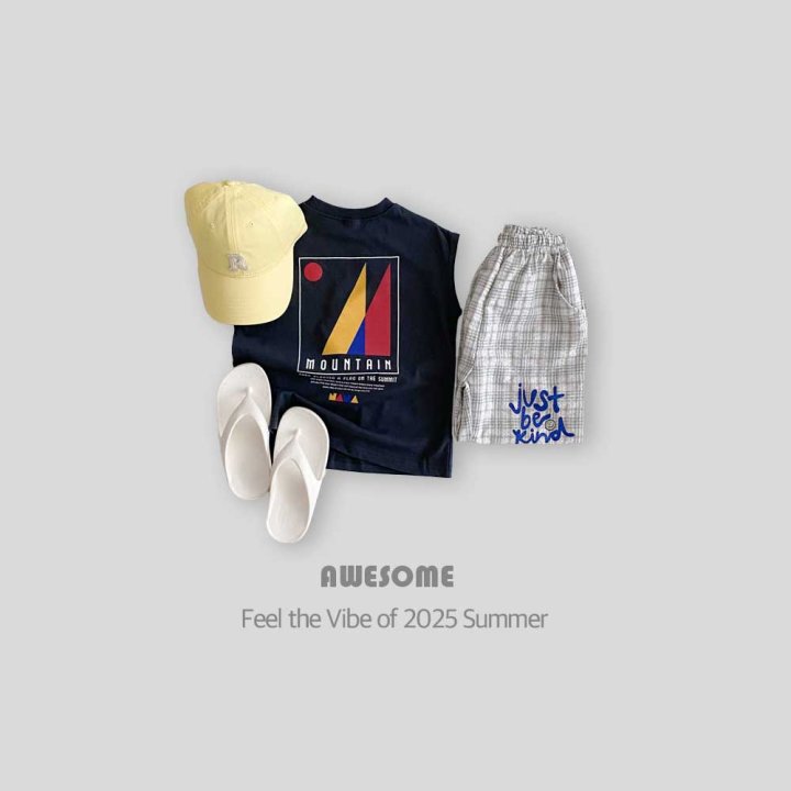 Awesome Bebe - Korean Children Fashion - #kidsstore - Check Summer Jogger Pants - 2