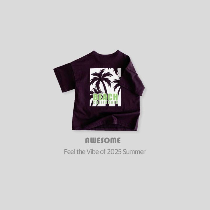 Awesome Bebe - Korean Children Fashion - #kidzfashiontrend - (Tencel) Beach Short-Sleeve Tee - 7