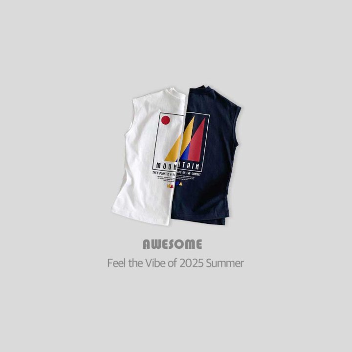 Awesome Bebe - Korean Children Fashion - #littlefashionista - Mountain Sleeveless - 10