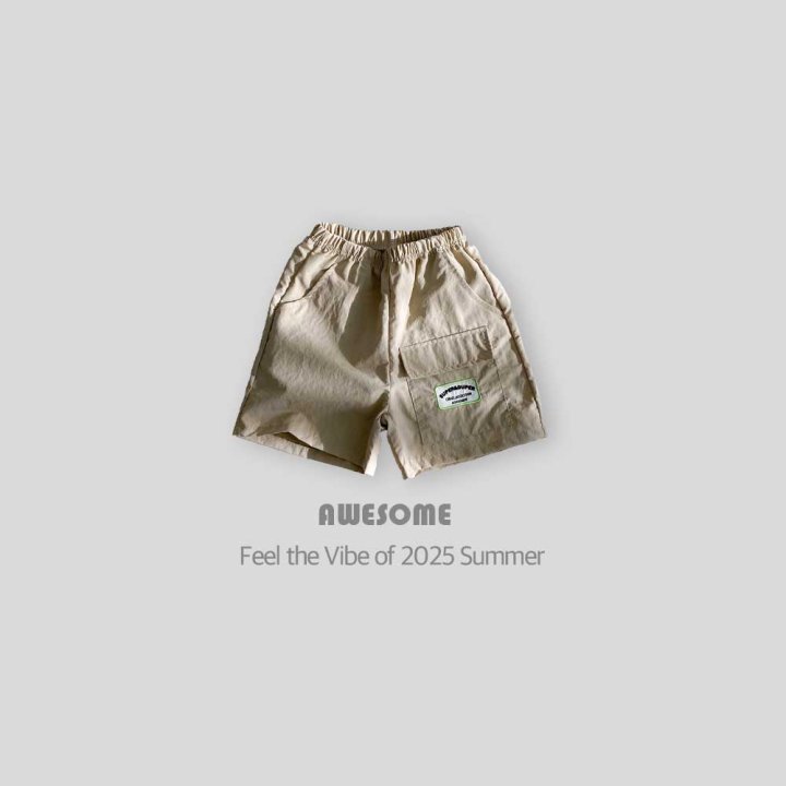 Awesome Bebe - Korean Children Fashion - #magicofchildhood - (Waterproof) Origami Pocket Half Pants - 7