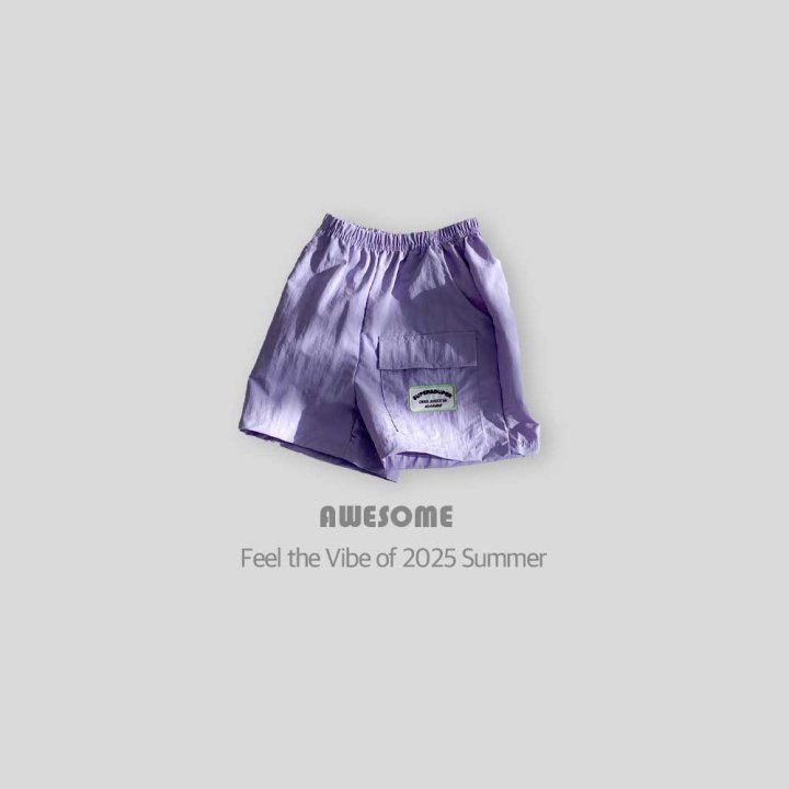 Awesome Bebe - Korean Children Fashion - #minifashionista - (Waterproof) Origami Pocket Half Pants - 8
