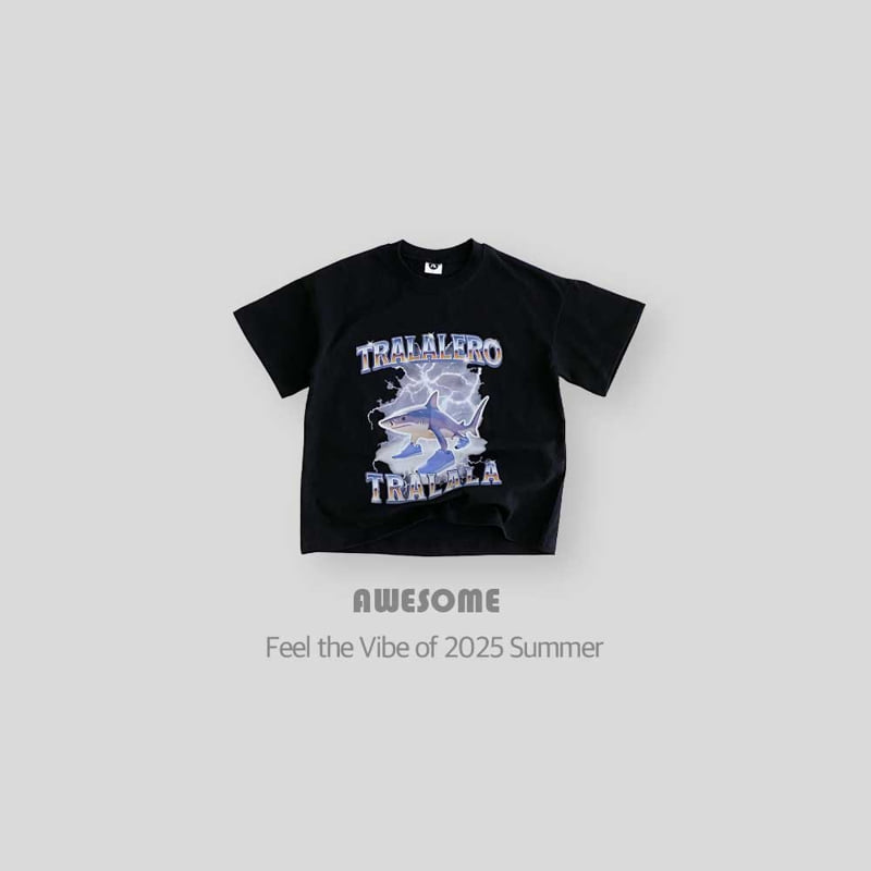Awesome Bebe - Korean Children Fashion - #todddlerfashion - Italian Brainrot Tee - 8