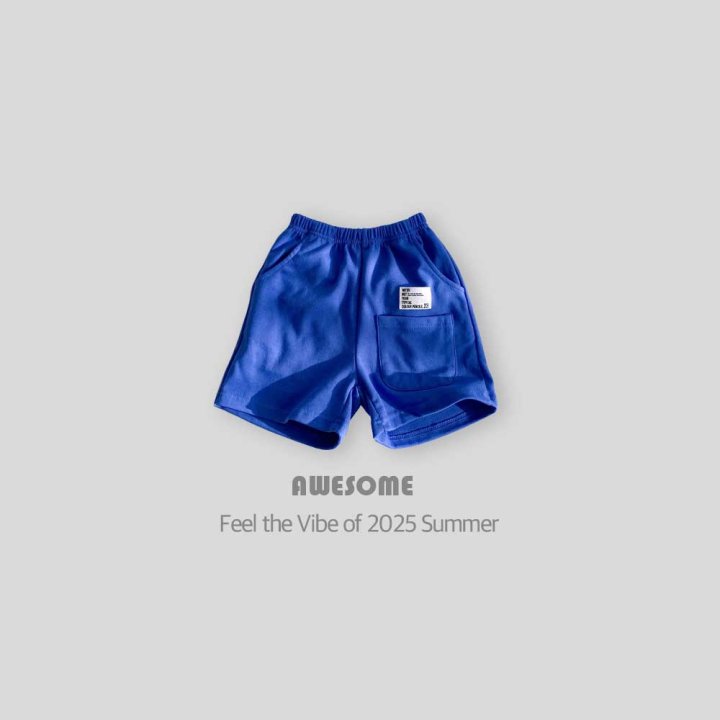 Label Cotton Knee-Length Pants by Awesome Bebe for Child - view 11
