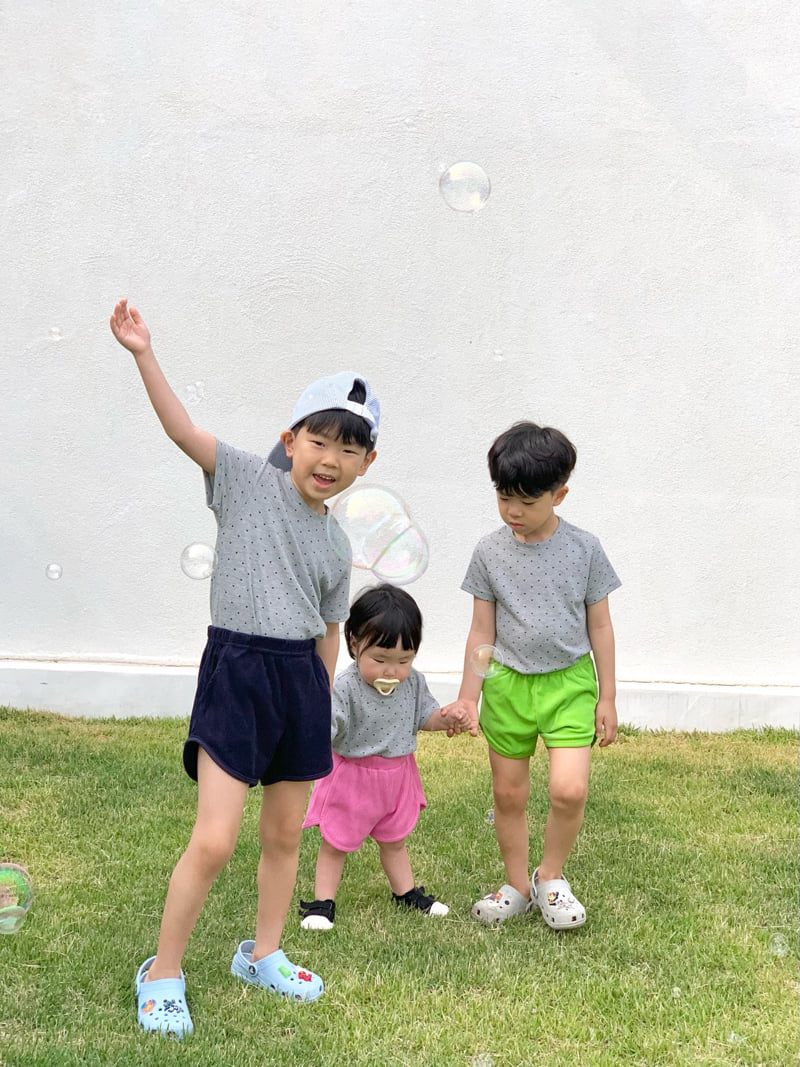 Bailey - Korean Children Fashion - #discoveringself - Dot Ribbed Tee - 4
