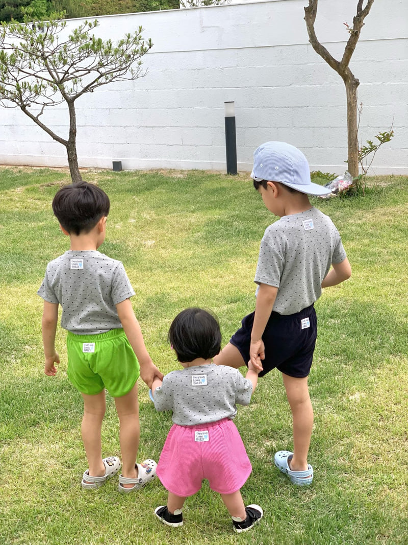 Bailey - Korean Children Fashion - #kidsstore - Dot Ribbed Tee - 6