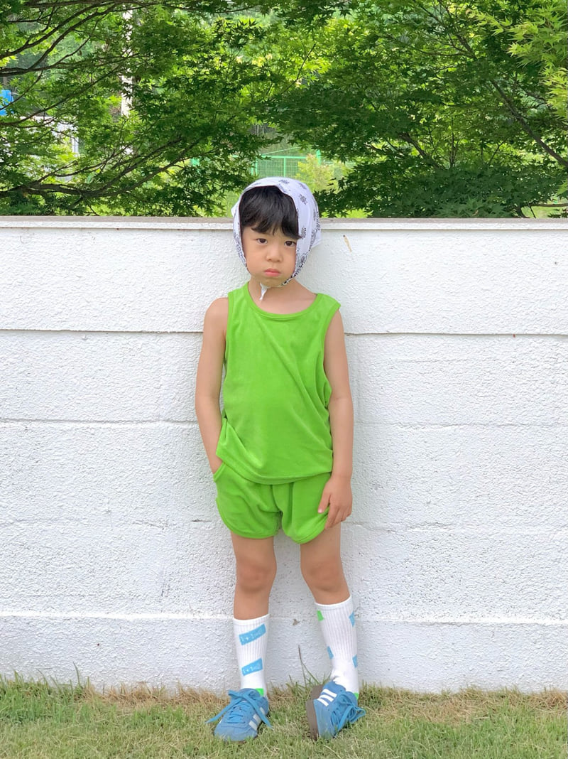 Bailey - Korean Children Fashion - #littlefashionista - Maron Terry Sleeveless - 10
