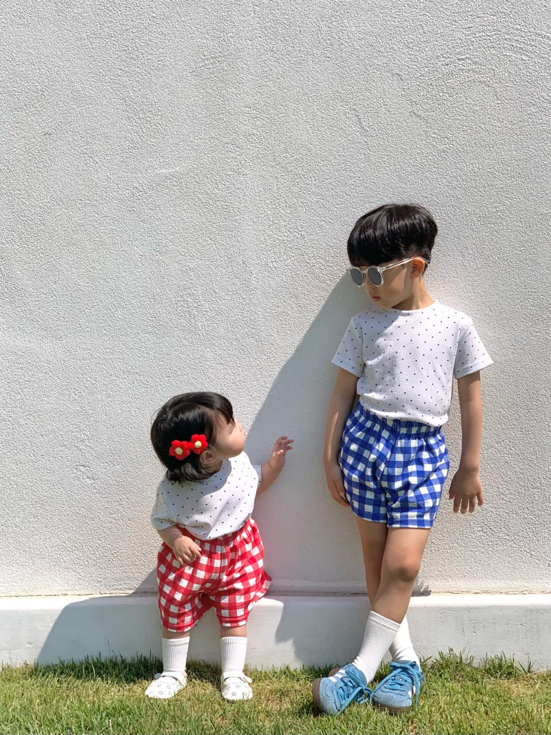 Bailey - Korean Children Fashion - #littlefashionista - Dot Ribbed Tee - 9