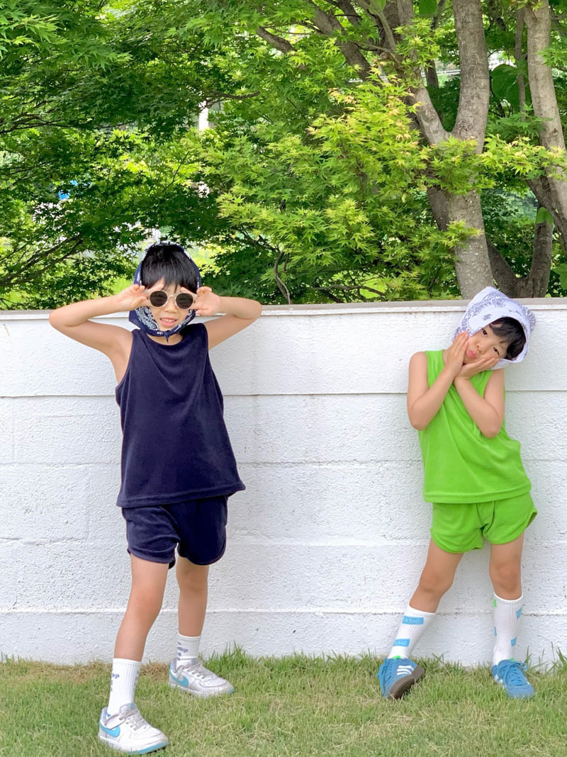 Bailey - Korean Children Fashion - #magicofchildhood - Maron Terry Sleeveless - 11