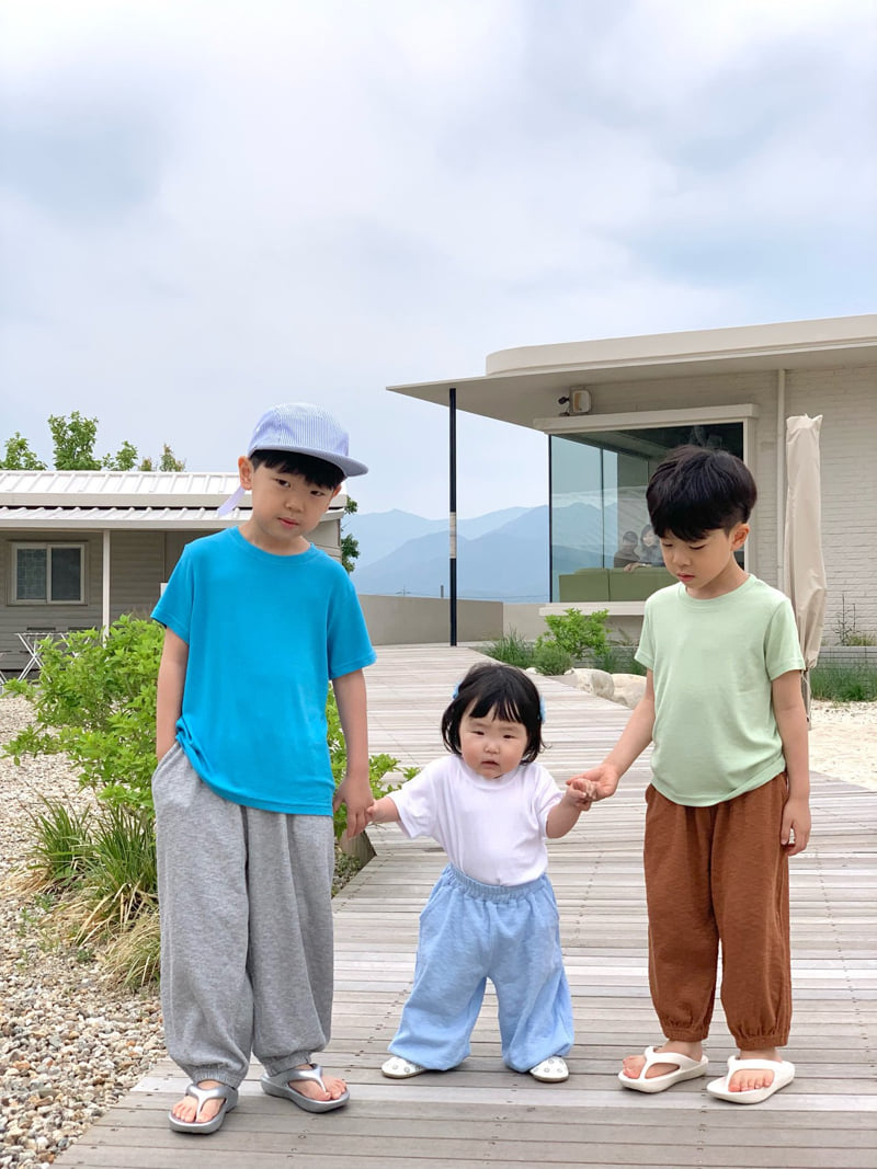 Bailey - Korean Children Fashion - #toddlerclothing - Pure Ribbed Tee - 4