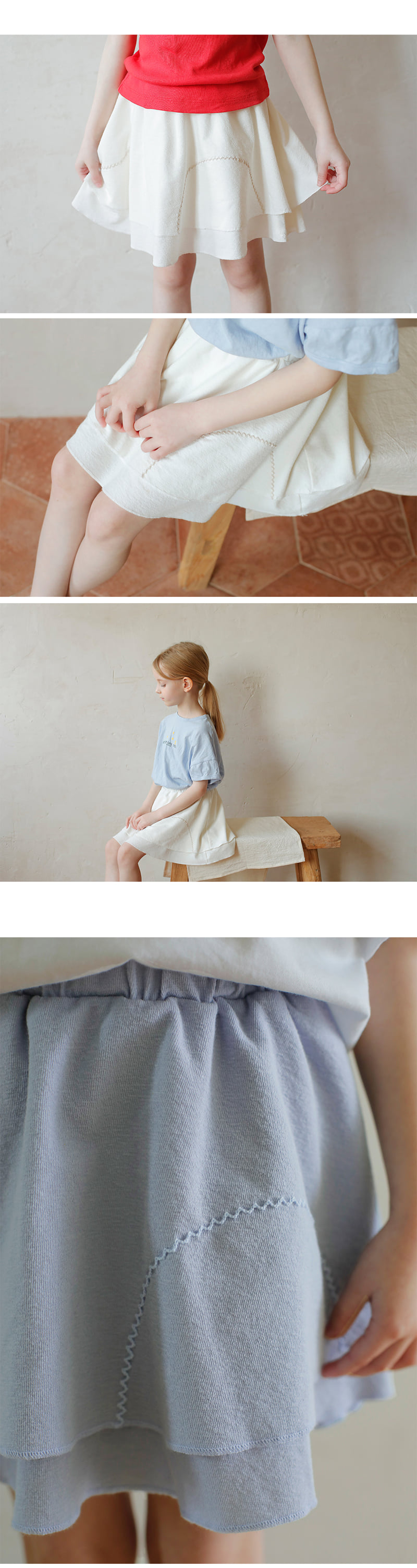 Bien A Bien - Korean Children Fashion - #littlefashionista - Clair Skirt - 4