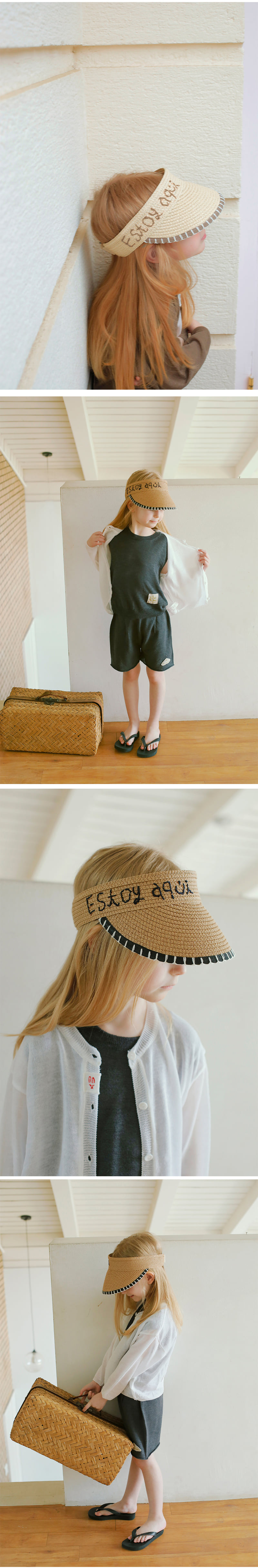 Bien A Bien - Korean Children Fashion - #magicofchildhood - Talia Straw Sun Cap - 4