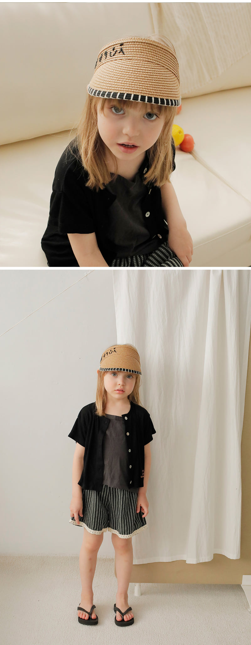 Bien A Bien - Korean Children Fashion - #prettylittlegirls - Talia Straw Sun Cap - 5
