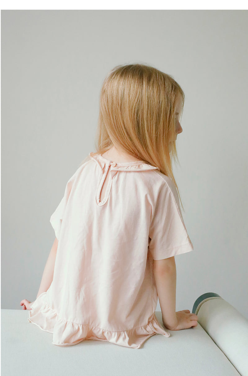 Bien A Bien - Korean Children Fashion - #toddlerclothing - Pleto Frill Tee - 5