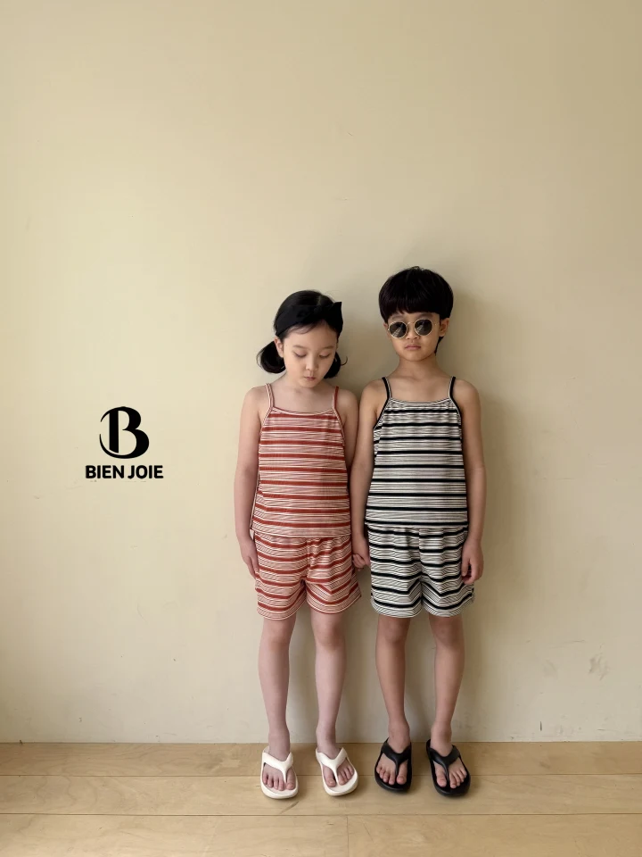 Bien Joie - Korean Children Fashion - #kidsshorts - Aki Matching Set - 3