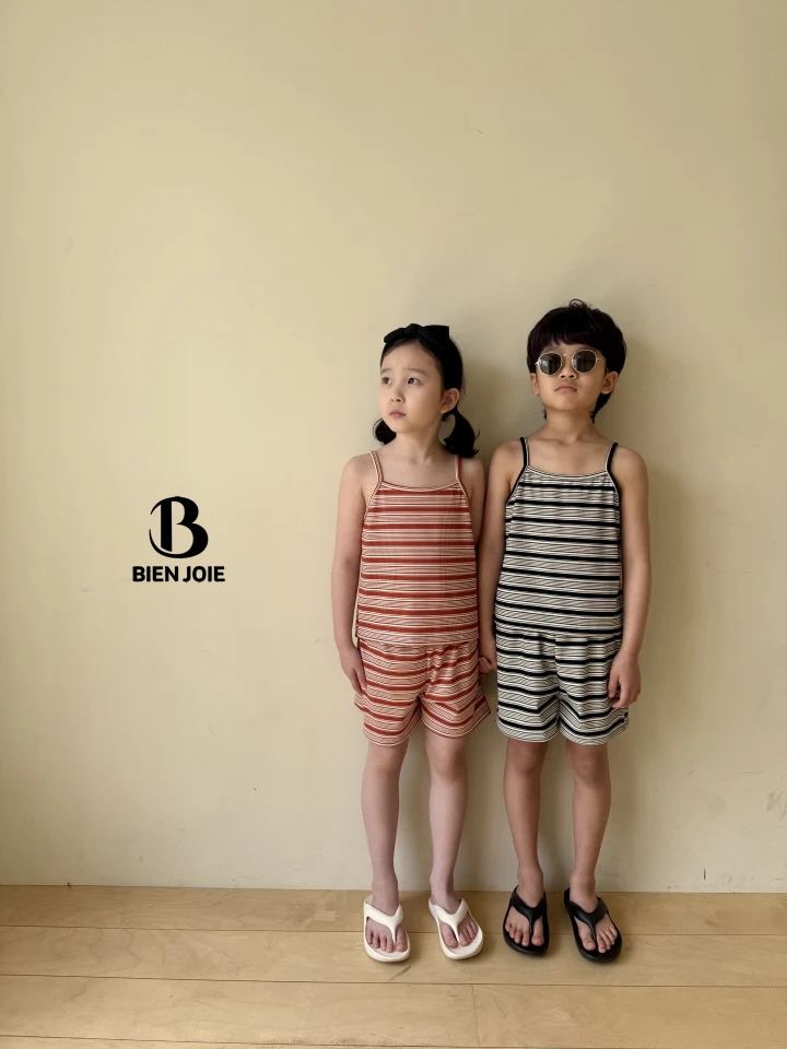 Bien Joie - Korean Children Fashion - #kidsshorts - Aki Matching Set - 4
