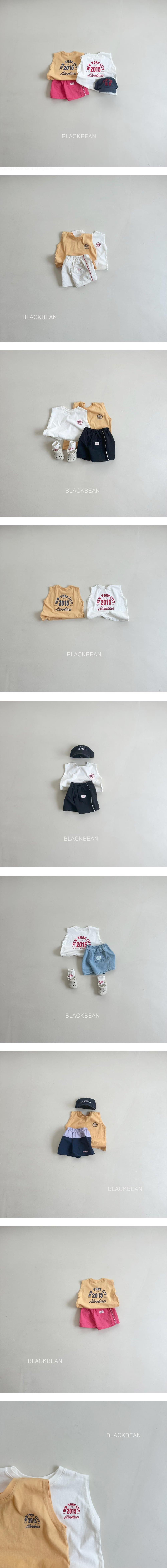 Black Bean - Korean Children Fashion - #kidsshorts - New York Tee - 2