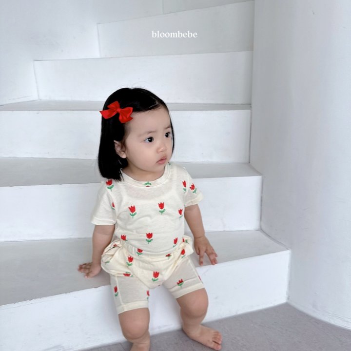 Bloombebe - Korean Baby Fashion - #babyboutiqueclothing - Baggy Fit Top Bottom Set