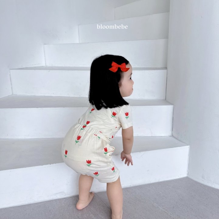 Bloombebe - Korean Baby Fashion - #babyclothing - Baggy Fit Top Bottom Set - 2