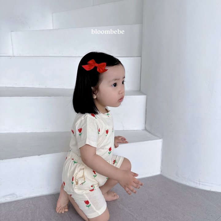 Bloombebe - Korean Baby Fashion - #babyfashion - Baggy Fit Top Bottom Set - 4