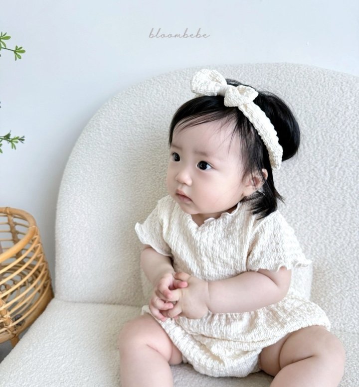 Bloombebe - Korean Baby Fashion - #babygirlfashion - Wrinkled Top Bottom Set - 7
