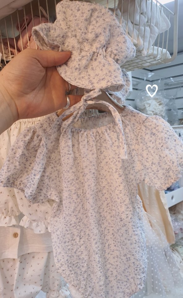 Bloombebe - Korean Baby Fashion - #babyootd - Tiny Floral Baby Suit - 11
