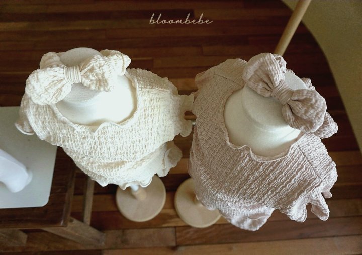 Bloombebe - Korean Baby Fashion - #babyoutfit - Wrinkled Top Bottom Set - 12