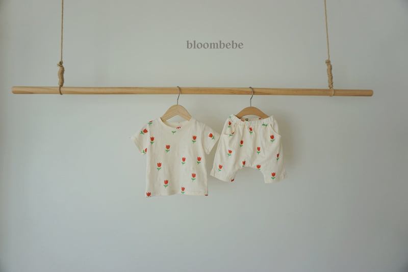 Bloombebe - Korean Baby Fashion - #babyoutfit - Baggy Fit Top Bottom Set - 9