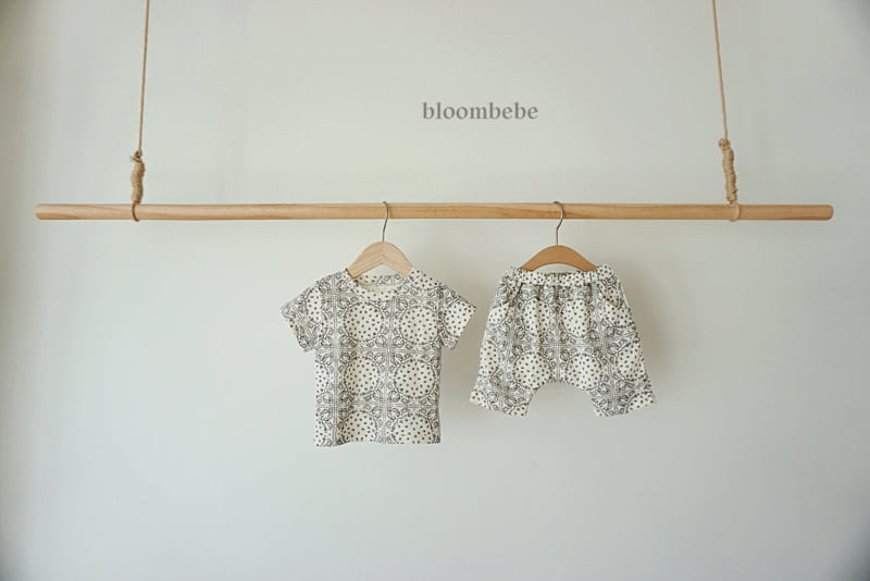Bloombebe - Korean Baby Fashion - #onlinebabyboutique - Baggy Fit Top Bottom Set - 12