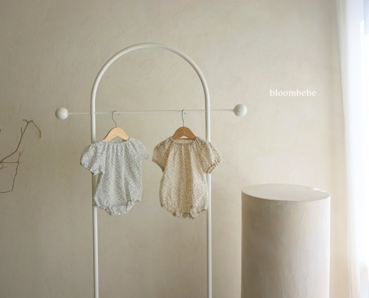 Bloombebe - Korean Baby Fashion - #onlinebabyshop - Tiny Floral Baby Suit