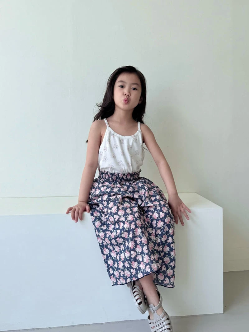 Bon Bon Butik - Korean Children Fashion - #childofig - Flower Sleeveless Top - 8