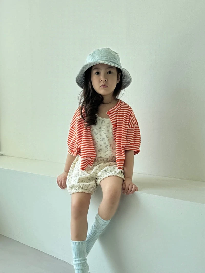 Bon Bon Butik - Korean Children Fashion - #childofig - Flower Sleeveless Top - 9