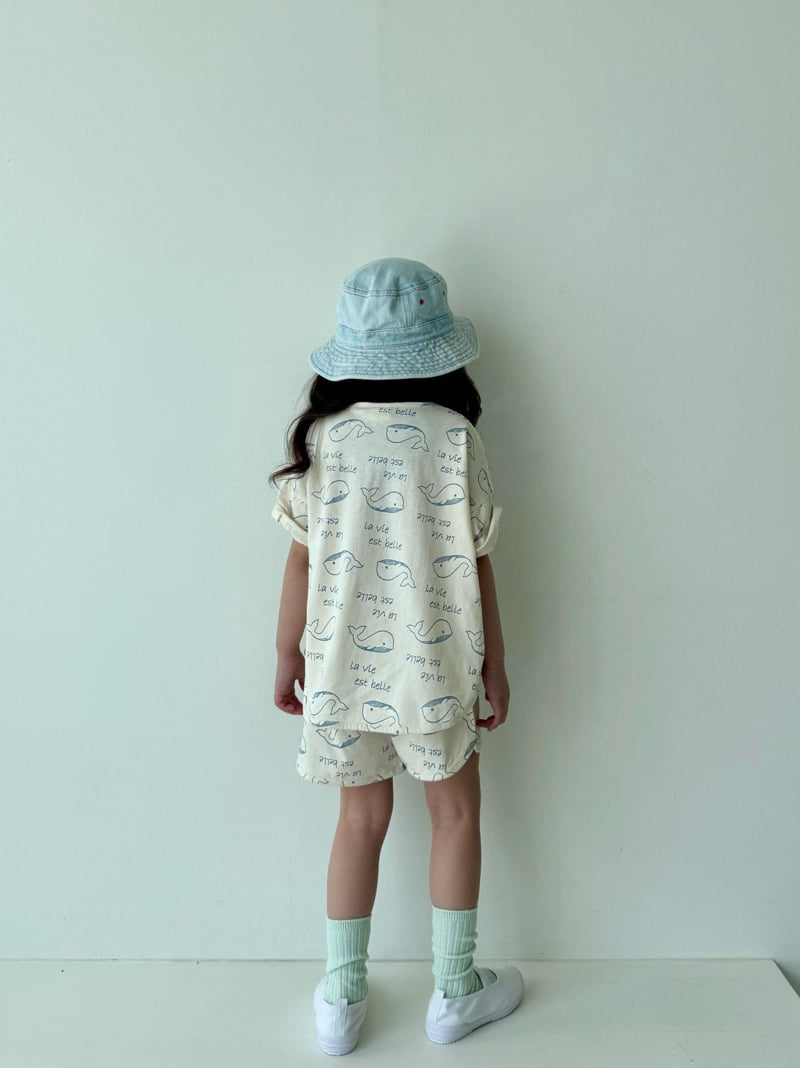 Bon Bon Butik - Korean Children Fashion - #toddlerclothing - Whale Tee - 9