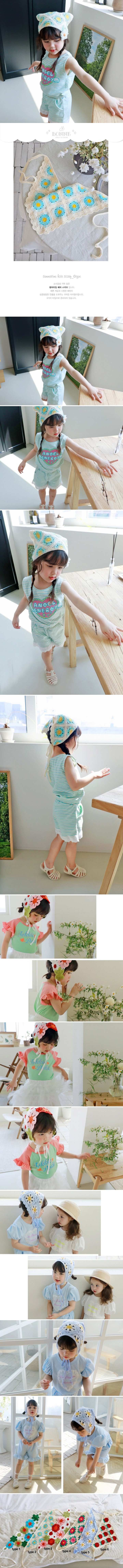 Bonne - Korean Children Fashion - #littlefashionista - Summertime Hair Scarf