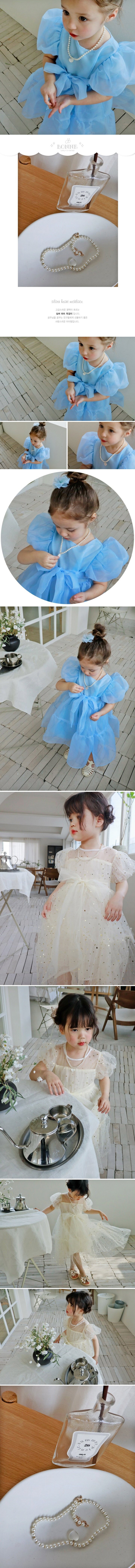 Bonne - Korean Children Fashion - #magicofchildhood - Silver Heart Necklace