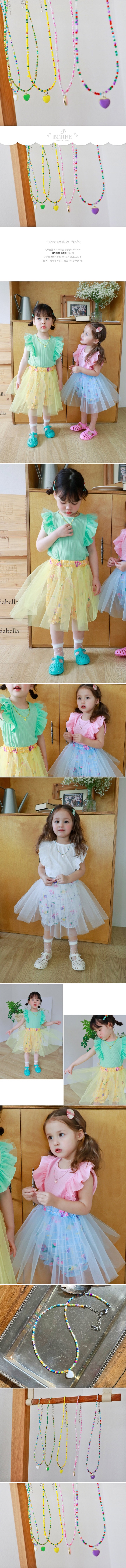 Bonne - Korean Children Fashion - #minifashionista - Rainbow Necklace