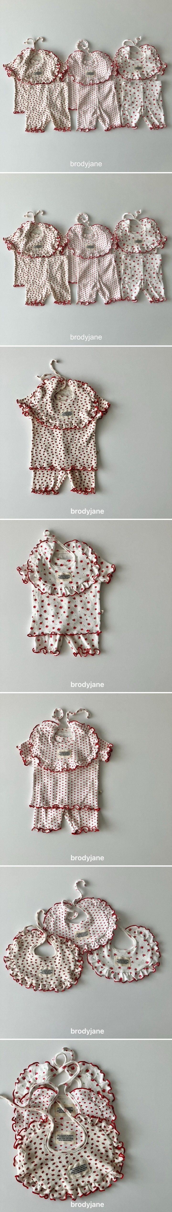 Brody Jane - Korean Baby Fashion - #babyboutique - Jacquard Pattern Bib