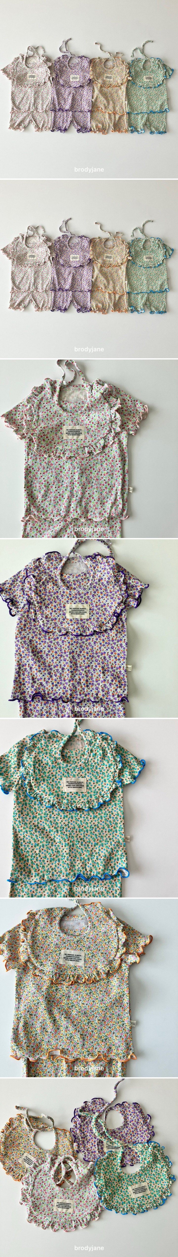 Brody Jane - Korean Baby Fashion - #babyboutiqueclothing - Tropical Bib