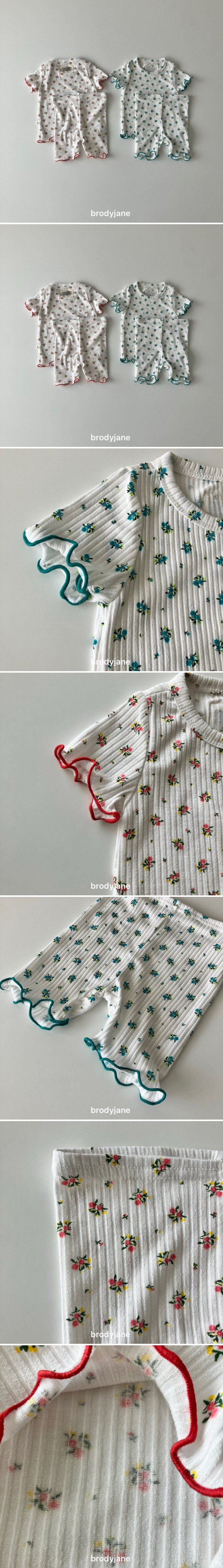 Brody Jane - Korean Baby Fashion - #babyfever - Floral Pleats Set