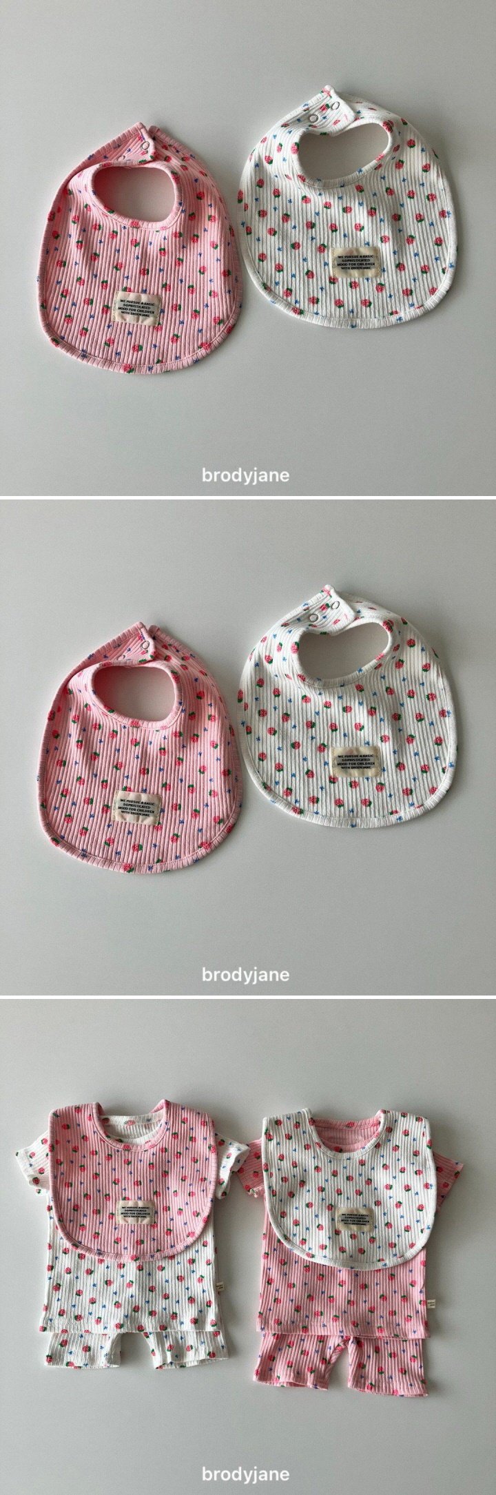 Brody Jane - Korean Baby Fashion - #onlinebabyboutique - Ribbon Berry Bib