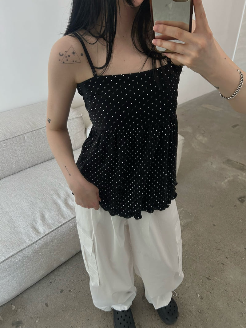Buckle - Korean Women Fashion - #momslook - Dot Mini Sleeveless - 10