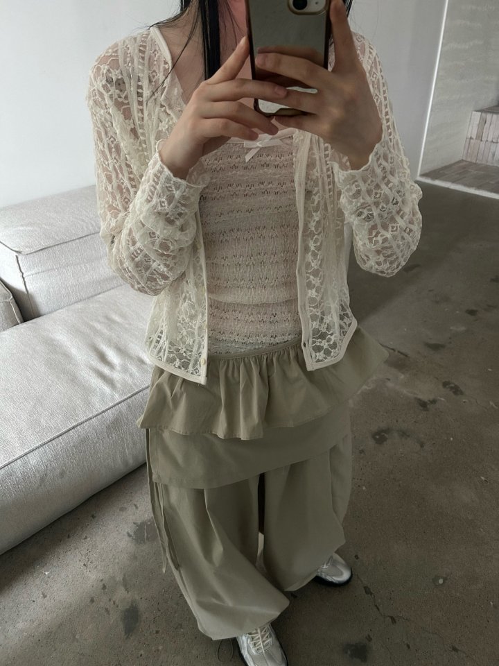Buckle - Korean Women Fashion - #momslook - Belle Lace Cardigan - 11