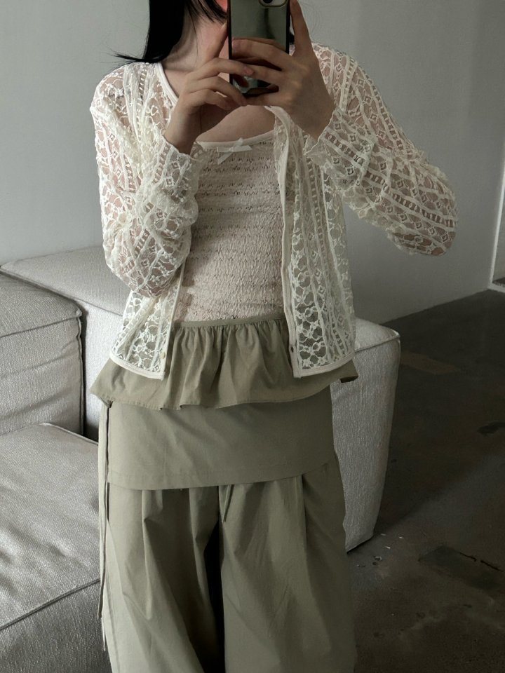 Buckle - Korean Women Fashion - #momslook - Belle Lace Cardigan - 9