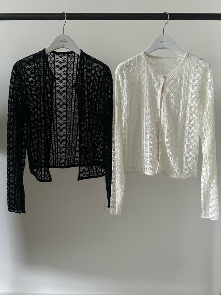 Buckle - Korean Women Fashion - #pursuepretty - Belle Lace Cardigan