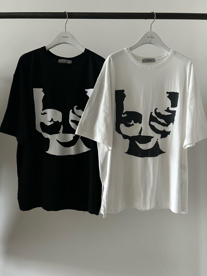 Buckle - Korean Women Fashion - #restrostyle - Paste Slit Tee