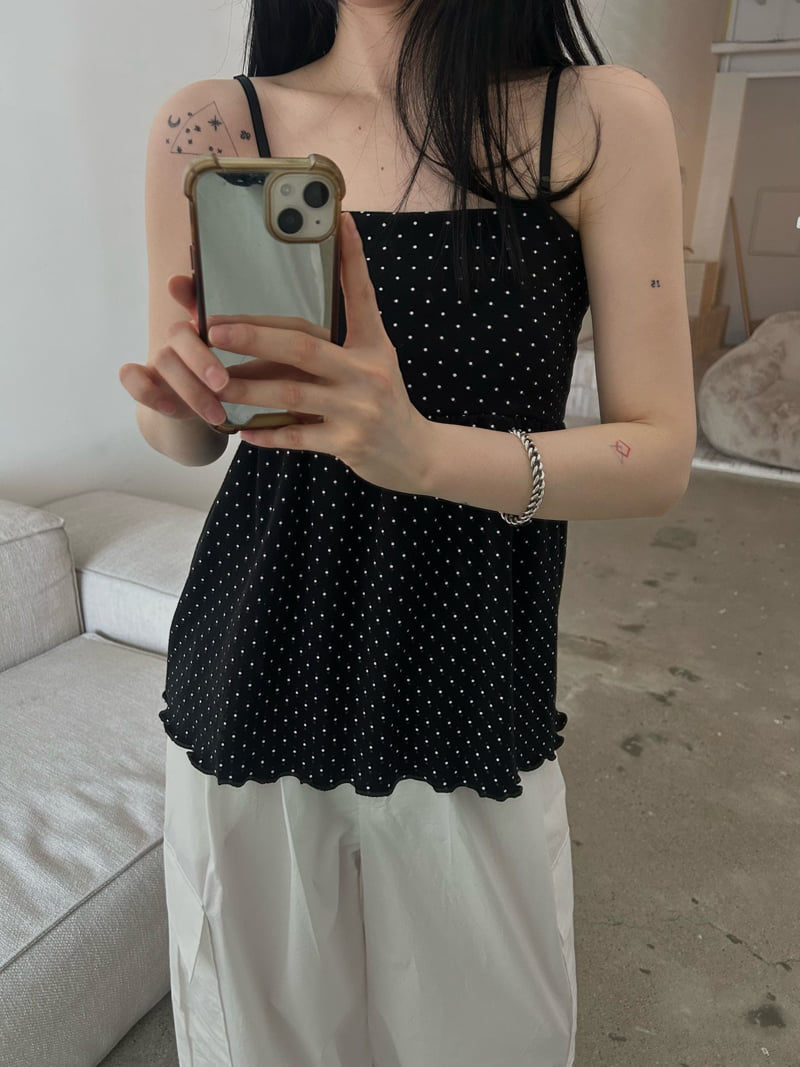 Buckle - Korean Women Fashion - #thatsdarling - Dot Mini Sleeveless - 8