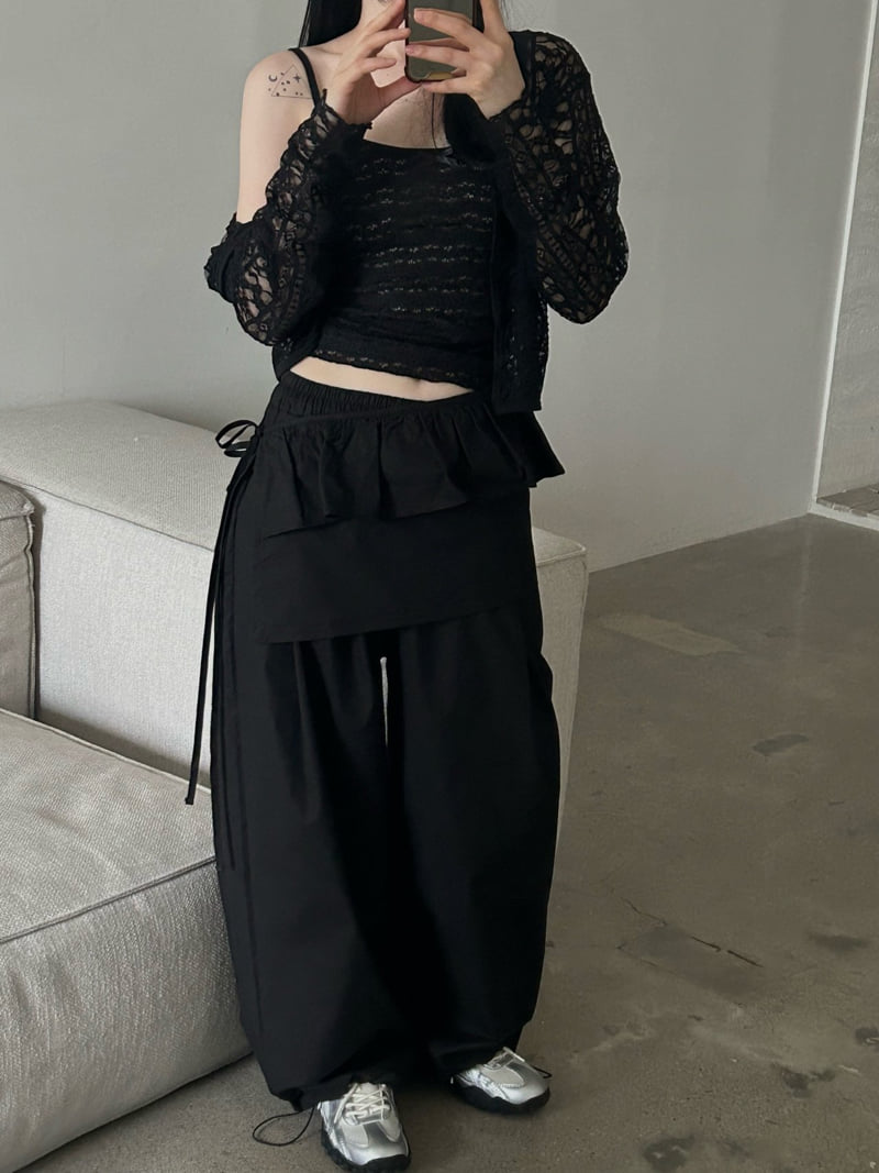 Buckle - Korean Women Fashion - #thatsdarling - Belle Lace Sleeveless - 6