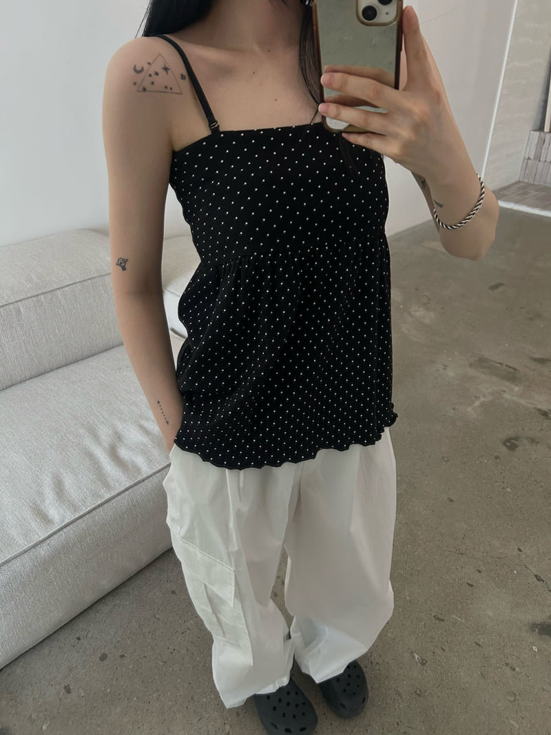 Buckle - Korean Women Fashion - #thelittlethings - Dot Mini Sleeveless - 9