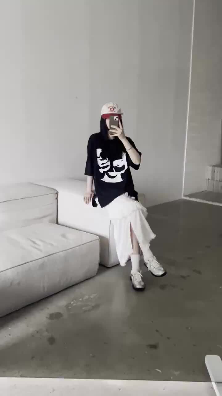 Buckle - Korean Women Fashion - #thelittlethings - Paste Slit Tee - 5