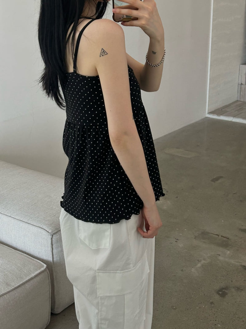 Buckle - Korean Women Fashion - #womensfashion - Dot Mini Sleeveless - 11