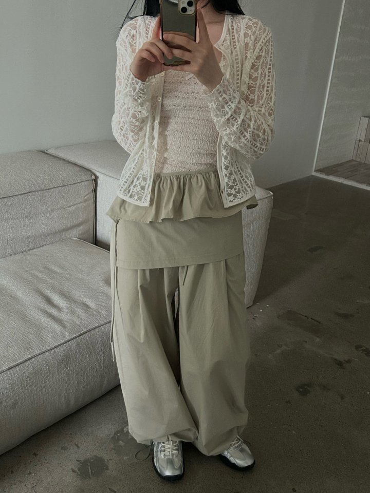 Buckle - Korean Women Fashion - #womensfashion - Belle Lace Cardigan - 10